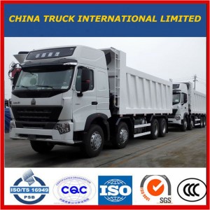 Κίνα 12-Wheel Sinotruk 8 * 4 12 Τροχοί HOWO A7 Πωλήσεις φορτηγών