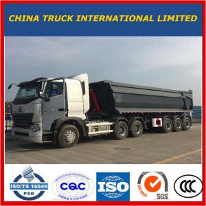 Cimc Tri Axles 25m3--37m3 Ημιρυμουλκούμενο / Ημιρυμουλκούμενο πλατφόρμα ημιρυμουλκούμενο